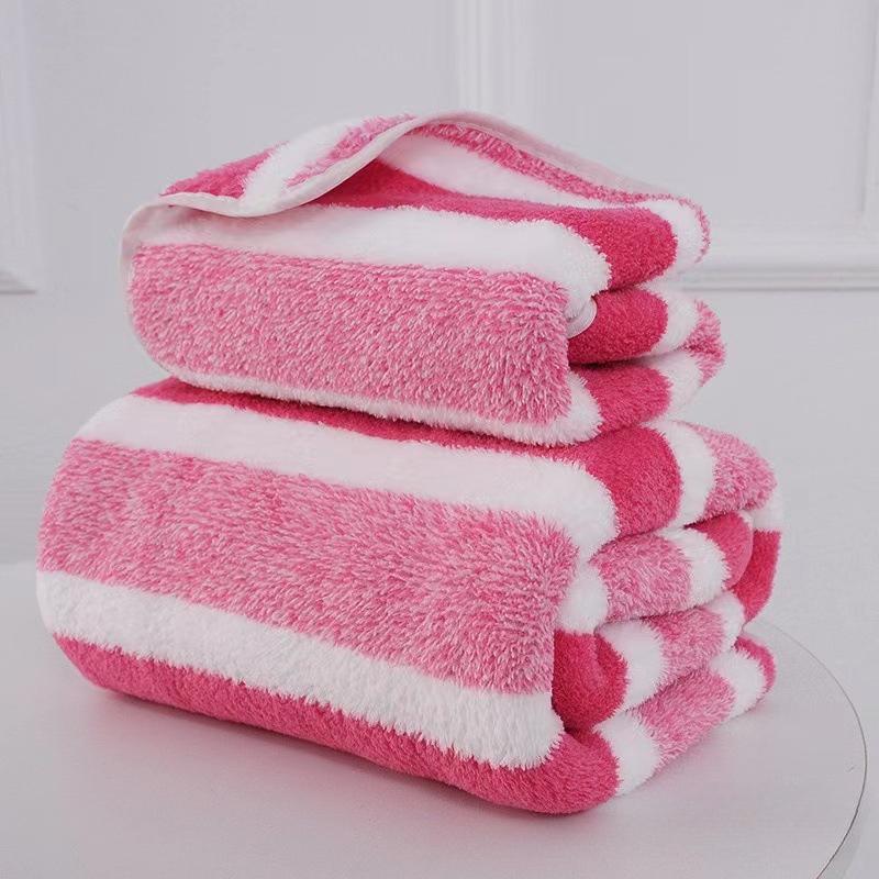 1pc Absorbent Bath Towel Soft Face Towel Home