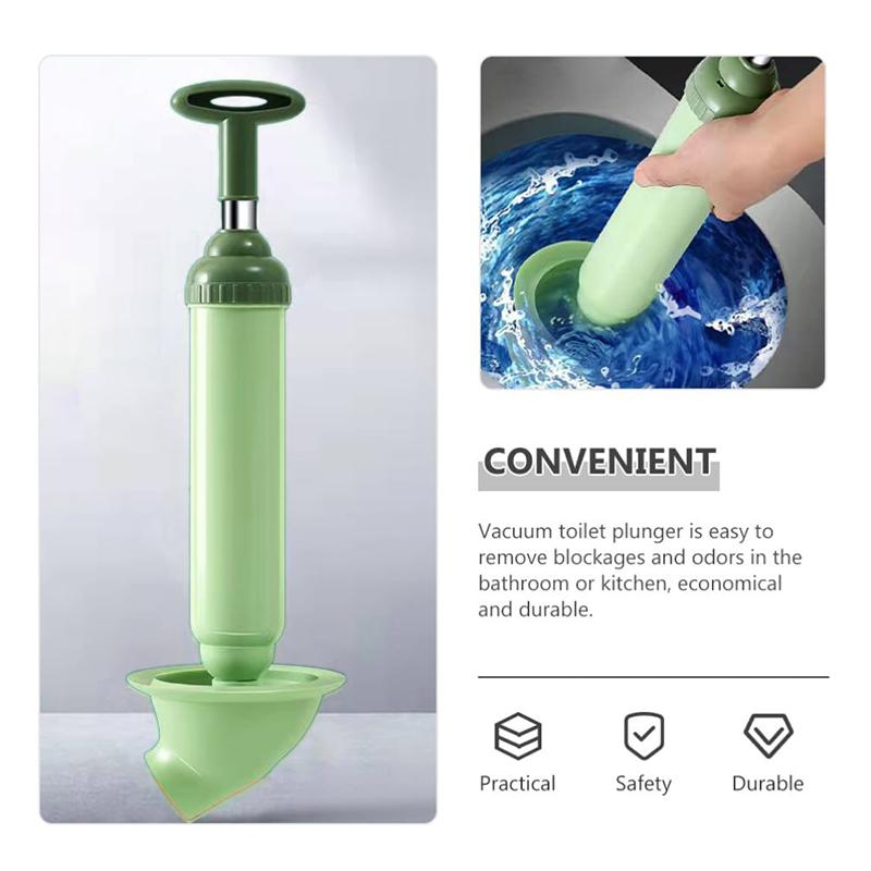 Superior Plunger Tool for Toilets, Clog-Busting Snake Tool for Drains, Air-driven Sink Clog Remover