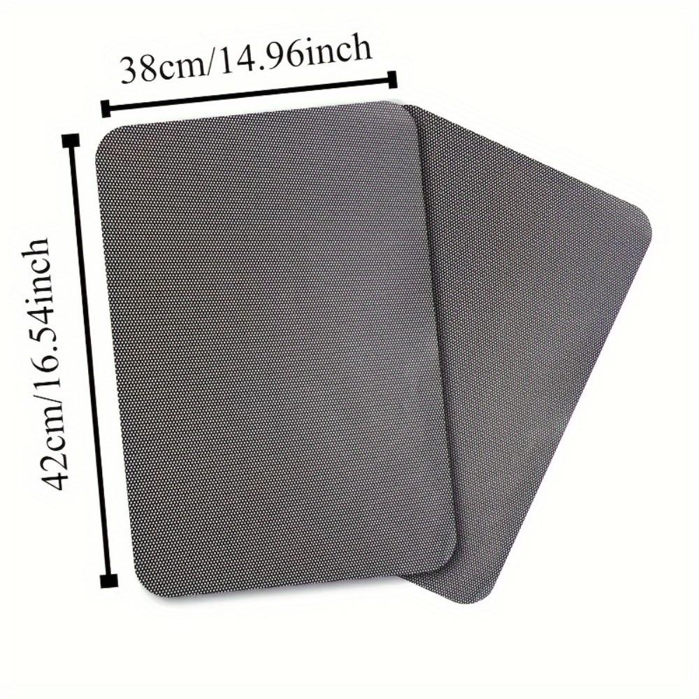 4-Pack Car Sun Shade Film Black Mesh Static Side Window Sun Protection Film UV Protection for Car Window