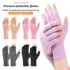 Pressure Cotton Gloves Hand Half Finger Pressure Gloves