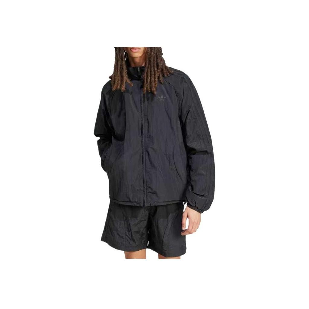 adidas Originals Adicolor 2000er Einfarbig Warm Bequem Winddicht Staubdicht Jacke Herren Jacke Schwarz JC6221