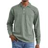 Men'S Knitted Shirt Street Casual And Fashionable Long Sleeved Top