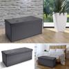 Bench with Foldable Storage Chest - Grey - 76 X 38 X 38 Cm
