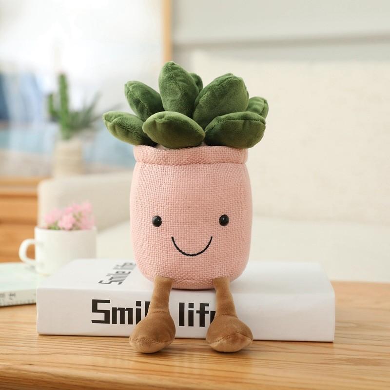 Simulation Plant Doll Daffodil Tulip Fun Potted Series Plush Toy Decorative Ornaments
