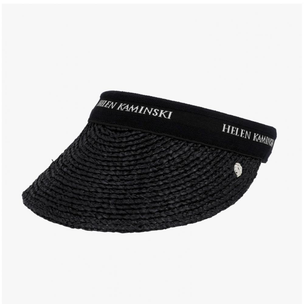 Helen Kaminski Bianka 8 Kolsvart Logotyp Visir Solhatt Hatt52204