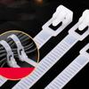 100pcs 4.8x200mm Releasable Cable Ties Colored Plastics Reusable Cable Ties