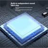 External USB Auditory Adapter Double 3.5mm Headsets And Microphone Port For Desktop Computer Hifi Sound