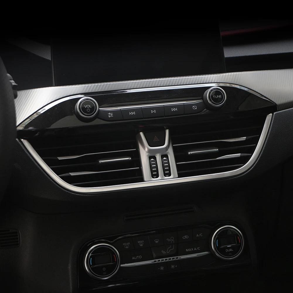 For Ford Focus 4 MK4 2019 - 2025 Air Conditioning AC Vent Outlet Adjustment Panel Trim Cover Strip Sticker Interior Accessories