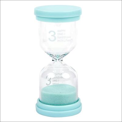 Desktop Sand Timer - 3 Minutes (Blue/Green/Pink/Yellow)
