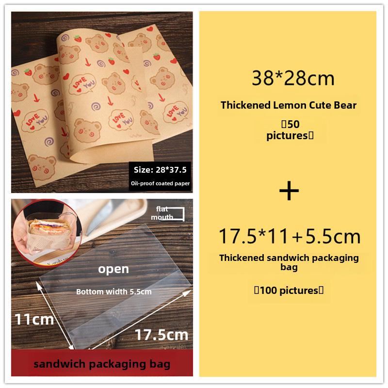 Clear Food-Grade Ziplock Bags for Sandwiches and Bread