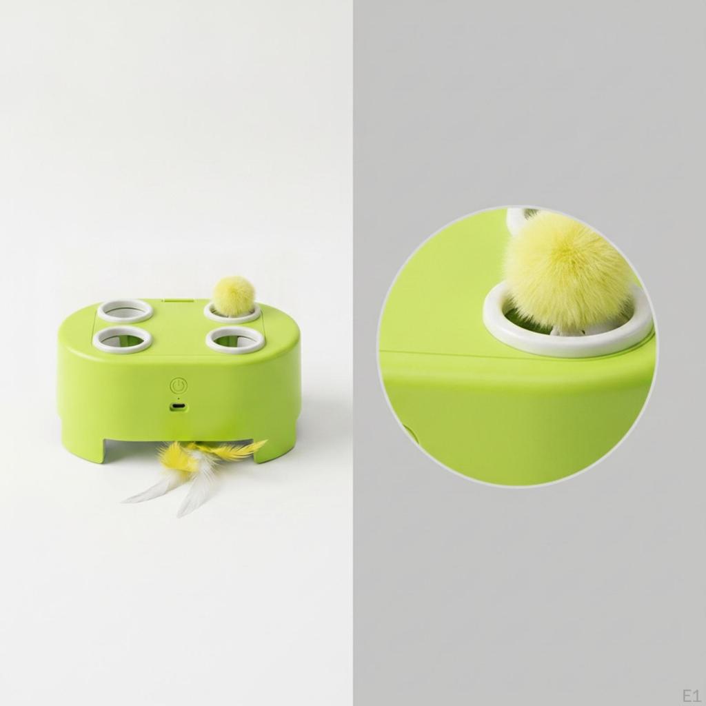 USB Rechargeable Interactive Cat Toy | Automatic SelfPlaying Action, Electric Toy, for Home
