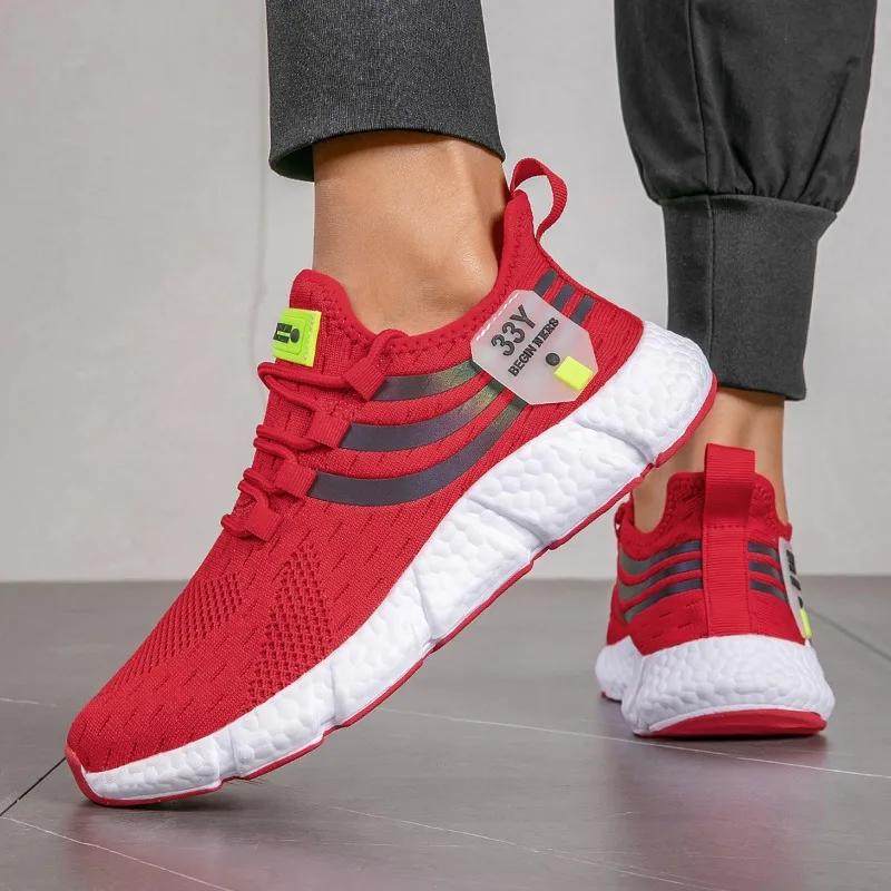 Men Shoes Sneakers Breathable Comfortable Casual Running Shoes Luxury Tenis Sneaker Male Footwear  Summer Men Tennis Shoes