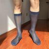 Transparent Men's Business Socks Ultra-Thin Below Knee Socks Dress Ice Silk Socks Business Formal