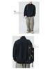 Men's Heavyweight Half-Zip Fleece Hoodie - 2025 American Style, Thickened Loose Fit, Trendy Casual Outerwear