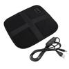 USB Heating Pad with Inner Mesh Pocket Far Infrared Carbon Fiber 3 Heating Levels 3 Timer Sore Relief Electric Heated Pad for Waist Knee
