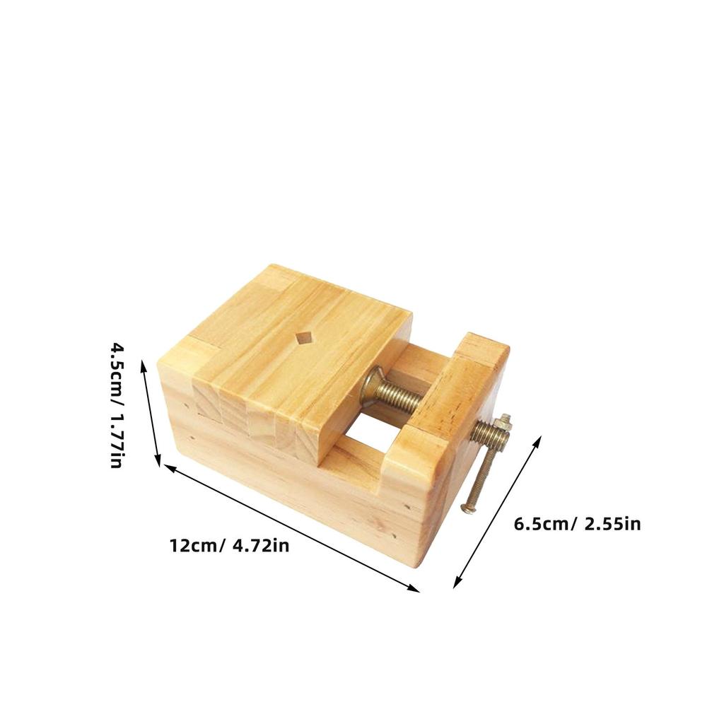 Premium Seal Carving Bed Wood Metal Construction for Stone Carving Engraving DIY Seal Making Craftsmanship Woodworking Vise