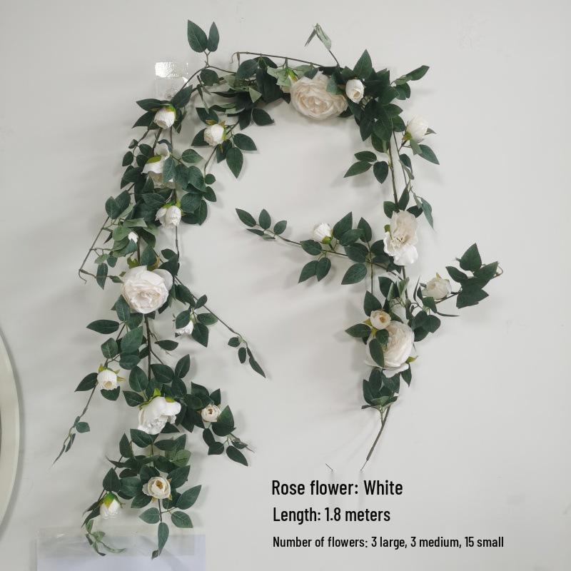 Rampicante di Rose Decorativo Simulato per Matrimoni e Arredamento Casa