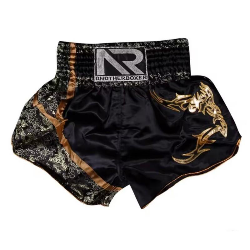 Pantalones Cortos Muay Thai Taekwondo Niños Adultos Hombres Mujeres Retro Cómodos Pantalones Deportivos de Lucha MMA