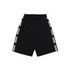 FREEDOM Lettering Bermuda Cotton Shorts (Black)