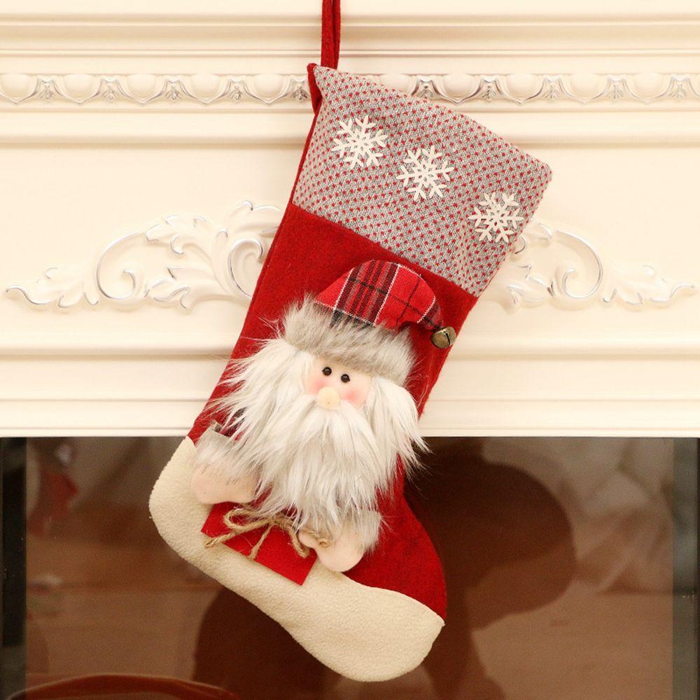Xmas Candy Bag Gift Bags Christmas Ornament Christmas Decorations Christmas Socks Candy Socks