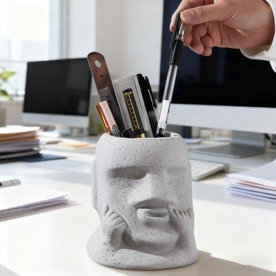 Human Head Planter Pot Pen Holder Picking Nose Men Flowerpot Succulents Herb Plants Container Home Balcony Garden Decoration