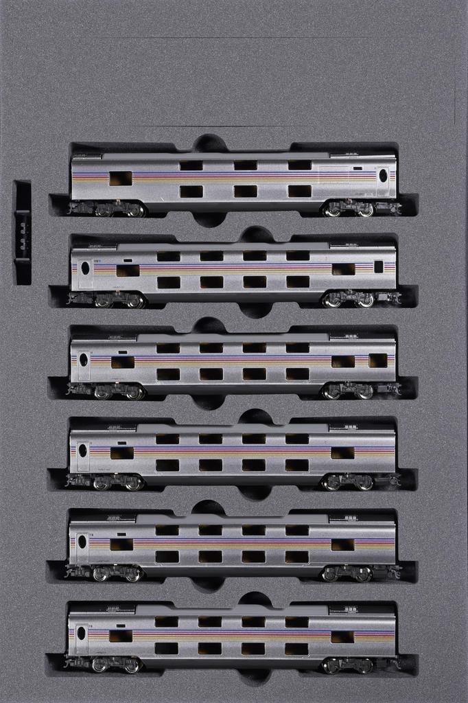 KATO N Gauge E26 Series Model Passenger "Cassiopeia" 6-Car Add-On Set, Train, Car, 10-2114