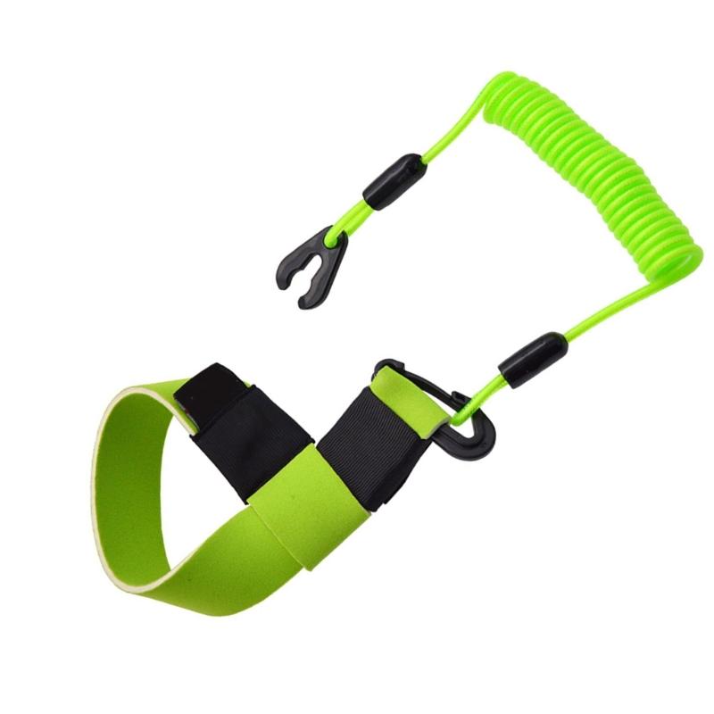 Lacci di Sicurezza Essenziali in Neoprene Interruttori di Sicurezza Affidabilità Cavo Corda Chiave per la Sicurezza delle Imbarcazioni