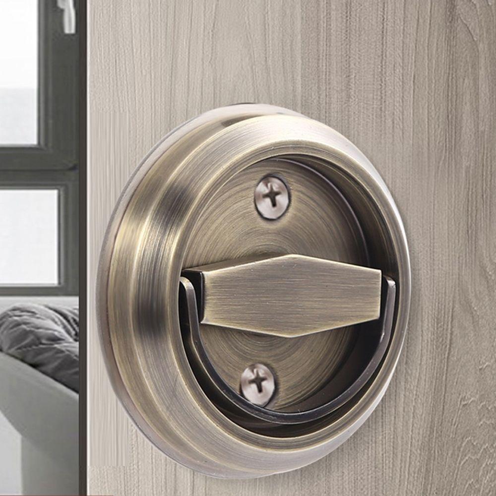 Wardrobe Drawer Furniture Recessed Door Handle Lock Cabinet  Knob Wardrobe Pulls Pull Ring Lock