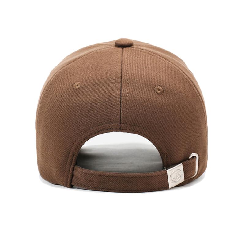 Embroidered Letter Cap Autumn Winter Men's Velvet Warm Baseball Cap Women's Sun Hat