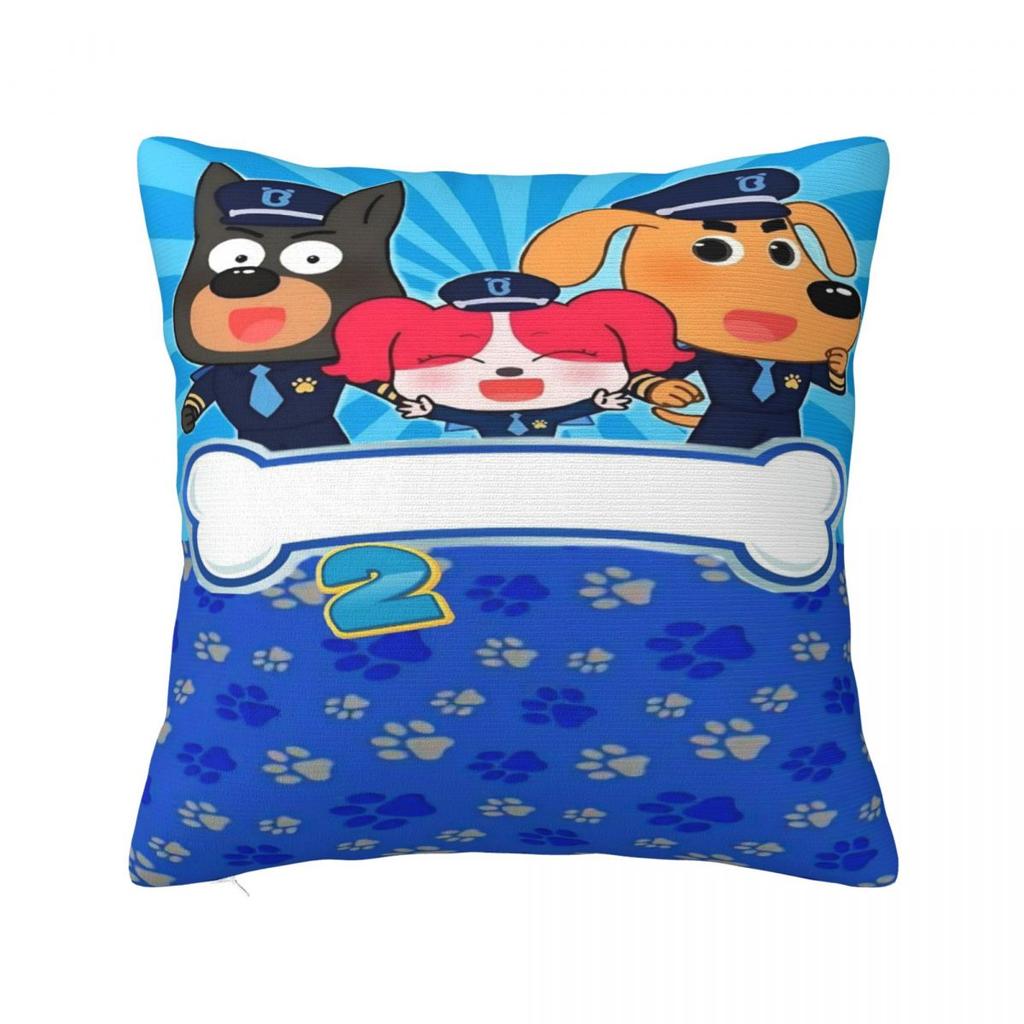 Sheriffs Labradors Pillow Cover Soft Pillow Case Cushion Cover Funny Design Pillowcases For Sofa Home Decorative