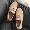 2025 Spring Summer Casual Shoes for Men Soft Lace-up Suede Loafers Men British Style Flats Driving Shoes Man mocasines de hombre