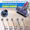Mini Brush Head Tool Compatible with Dyson V7 V8 V10 V11 V17 Cordless Vacuum Cleaners, Vacuum Couth Mattress Upholstery Tool Head Replacement Parts