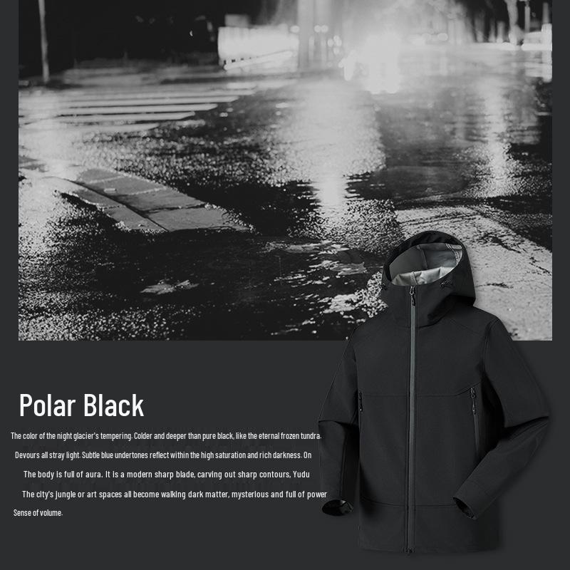 New Style 3D-Cut Windproof Waterproof Softshell Jacket for Couples – Spring/Autumn Mountaineering Suit