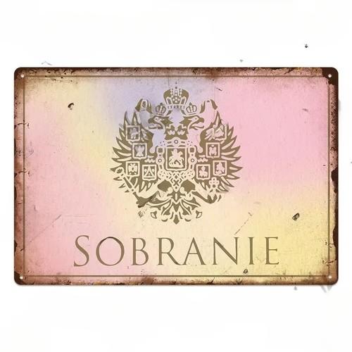 Sobranie Металлическая табличка Мужская берлога Настенное искусство Винтажный стиль Декор для домашнего бара 20x30cm（7.8x11.8inch）