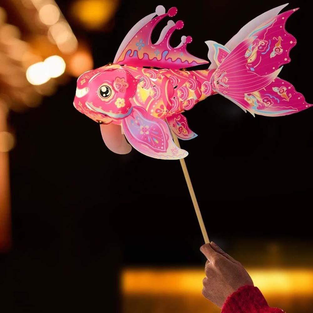 Bright LED Luminous Fish Light Portable Handheld Koi Ornament  Chinese New Year