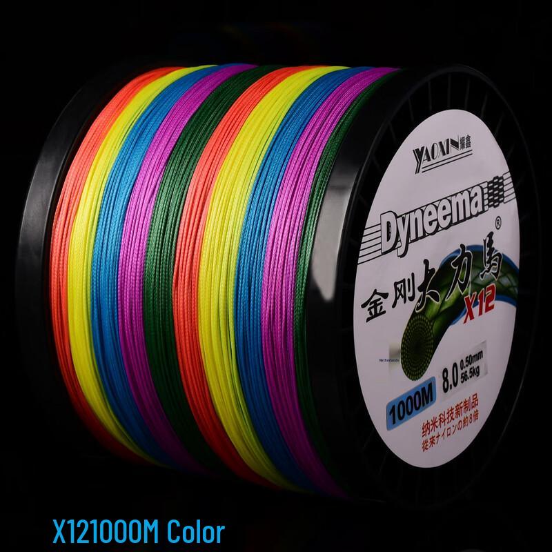 Longchan PE Braided Fishing Line for Lure & Long Casting 1.0
