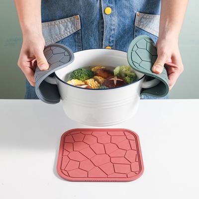 Sottopiatto in Silicone Resistente al Calore Tappetino da Tavolo Sottobicchieri per Tazza Bevanda Multiuso Articoli da Tavola Portapentola Accessori da Cucina