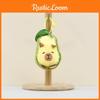 Fluffy Capybara Avocado Plush Keychain Unique Pineapple Bag Charm 12cm Toy Soft