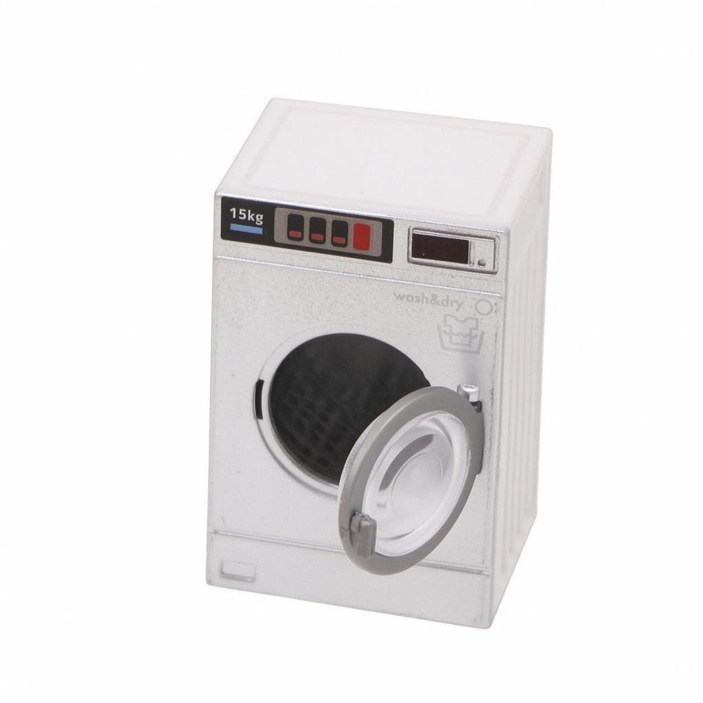 Miniature Front-Loading Washing Machine Compact for Dioramas, Diorama Makers