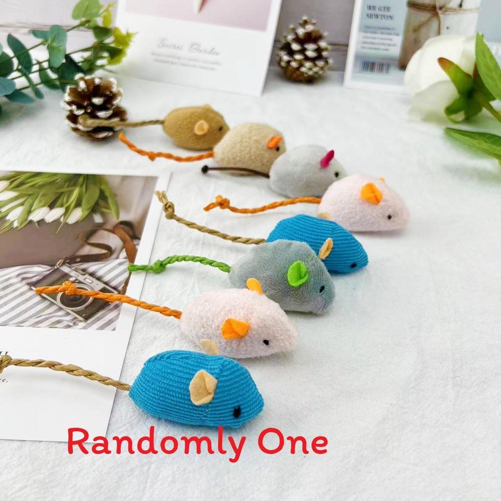 Mouse Mint Cat Plush Toy Decompression Teeth Grinding Bite Pet Teasing Toys Cat