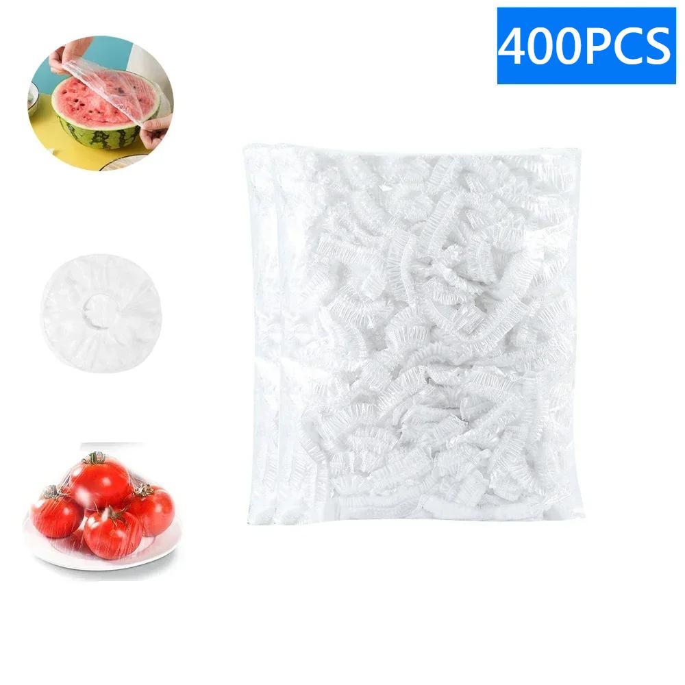 Einweg-Lebensmittelabdeckung Lebensmittelqualität Frischhaltebeutel Lebensmittelqualität Obst Gemüse Aufbewahrungsbeutel Elastischer Plastikbeutel Küchenzubehör