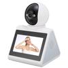 HD Two Way Video Camera 2MP WiFi Indoor Security Camera with One Click Video Call Smart Alarm for Home 64GB Memory Card