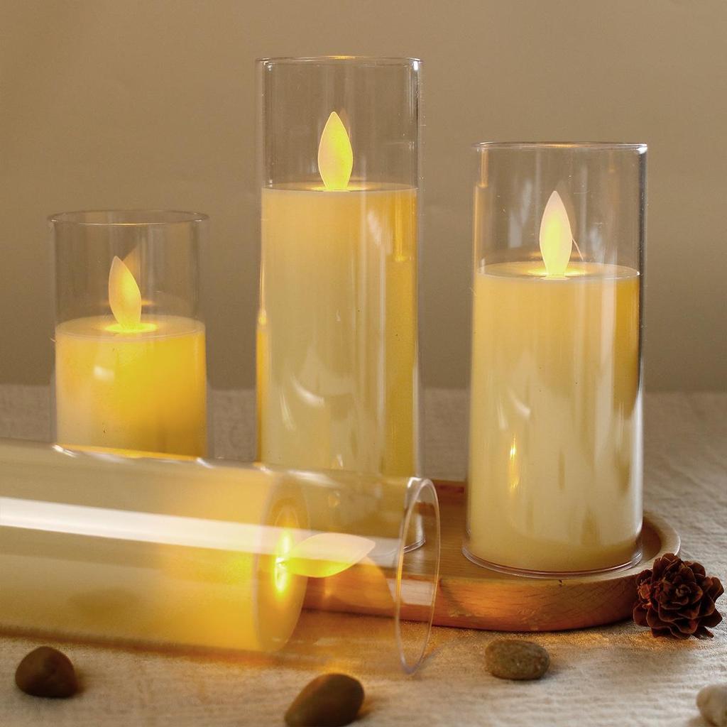 LED Night Light: Remote-Controlled Swinging Simulation Candle for Concerts, Birthdays, Weddings
