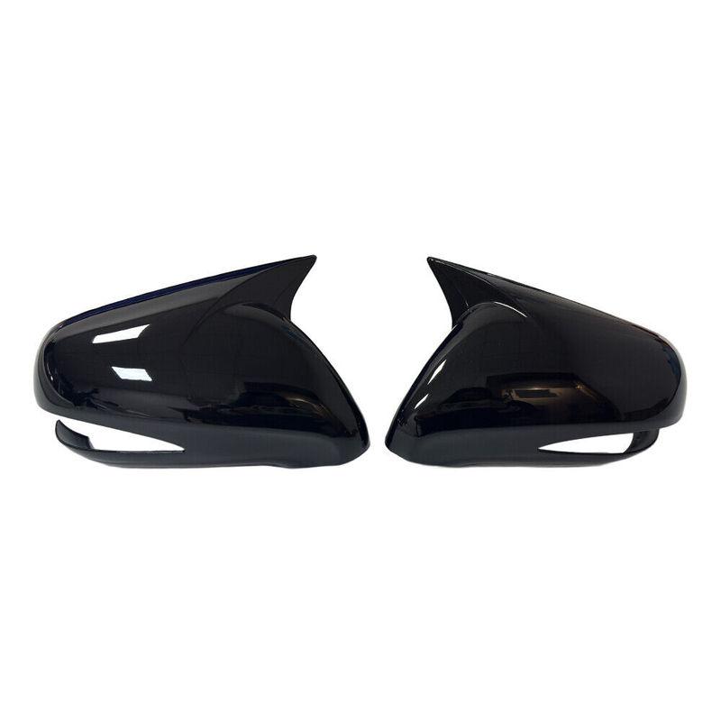 For LHD Lexus IS350 IS250 ES350 2008-2012 Car Sticker Rearview Side Mirror Cover Wing Cap Exterior Door Rear View Case Trim ABS