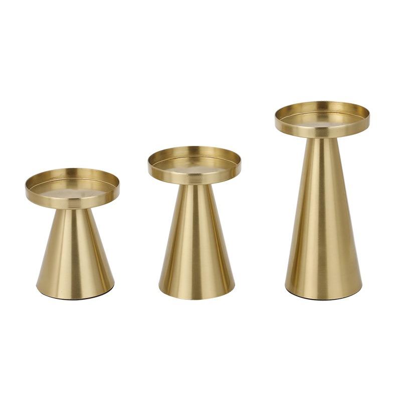 

Candle Holders for Pillar Candles,Small Metal Candle Stick Candle Holder for Wedding,Dining Room Table Centerpiece,Holiday Decor