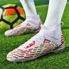 Men's Football Shoes Rubber Soft Bottom Art Lawn Professional Youth Big Size Football Boots