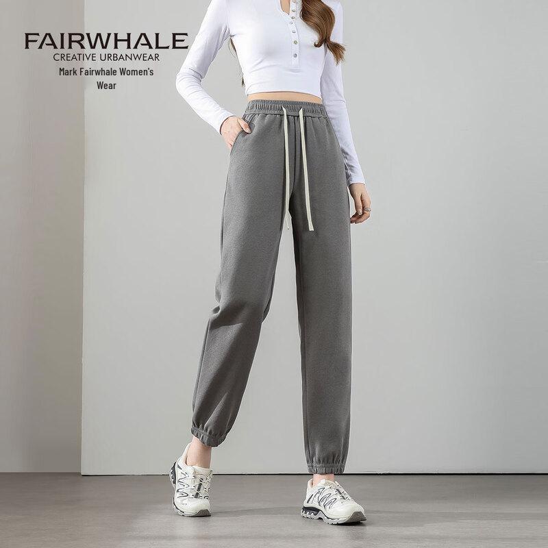 Mark Fairwhale Women's High-Waist Drawstring Cuffed Sweatpants
