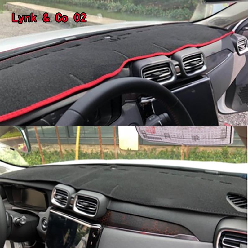 For Lynk & Co 02 Dashmat Dash mat Dashboard Cover Instrument Panel Sunscreen Pad Ornaments