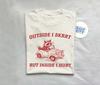 Outside I Skrrt Inside I Hurt, Raccoon T Shirt, Weird T Shirt, Meme T Shirt, Trash Panda T Shirt, Unisex