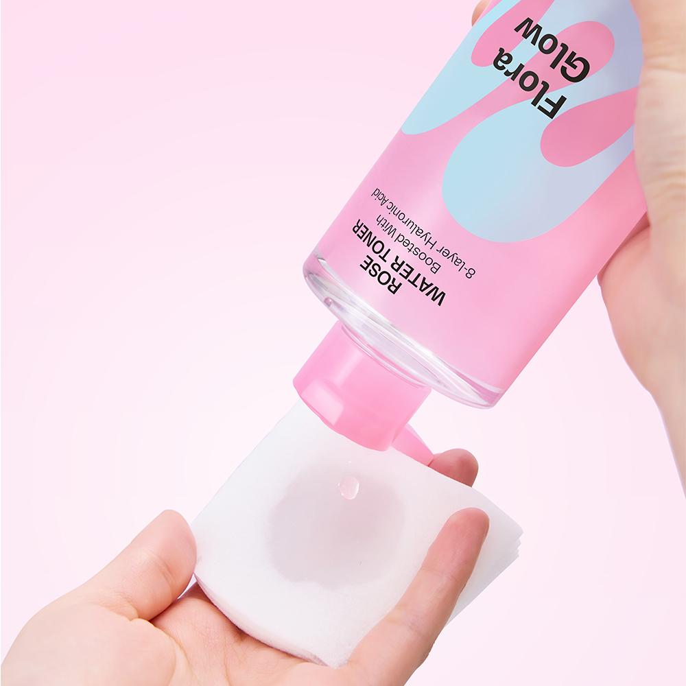 Mamonde Flora Glow Rose Water Toner 300ml - Hydration Care, Korean